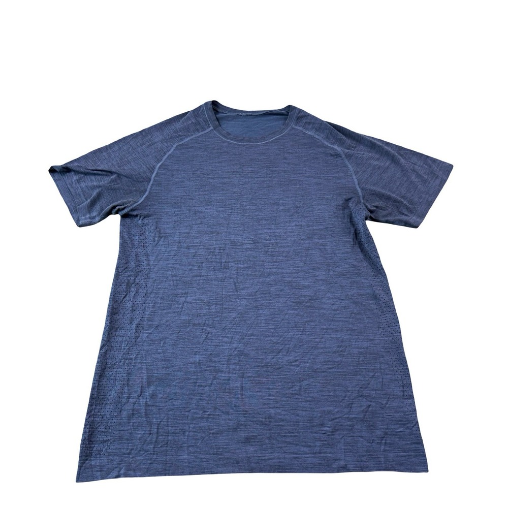 Lululemon Blue Breathable Performance Mens S/S TShirt Size Small